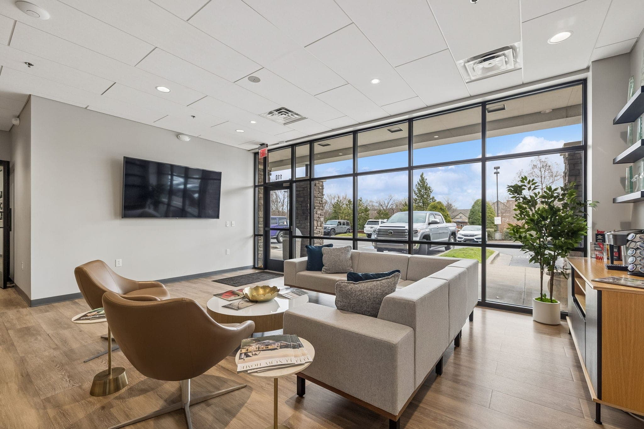 Open-concept living room of a Franklin, Tennessee listing — the kind of property The Experience members close every week